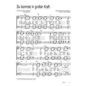 Produktbild des Artikels Du kommst in großer Kraft (Noten - Download)