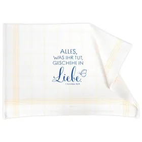 Produktbild des Artikels Geschirrtuch "Alles, was ihr tut, geschehe in Liebe" ()