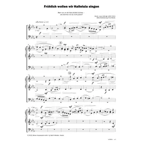 Produktbild des Artikels Fröhlich wollen wir Halleluia singen (Noten - Download)