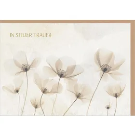Produktbild des Artikels Faltkarte "In stiller Trauer" , veredelt (Schreibwaren)