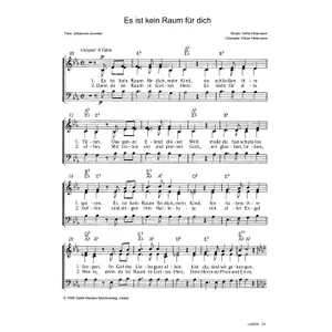 Produktbild des Artikels Es ist kein Raum für dich (Noten - Download)