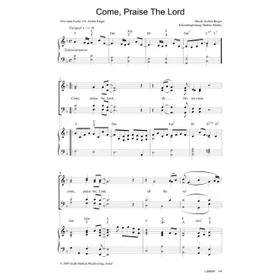 Produktbild des Artikels Come, Praise The Lord (Noten - Download)