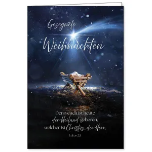 Produktbild des Artikels Faltkarte: Gesegnete Weihnachten Lk.2,11 (Schreibwaren)