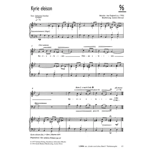 Produktbild des Artikels Kyrie eleison (Noten - Download)