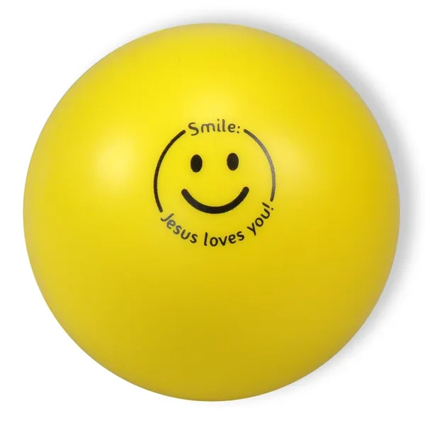 Produktbild des Artikels Softball "Smile - Jesus loves you!" - gelb ()