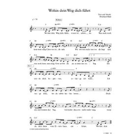 Produktbild des Artikels Wohin dein Weg dich führt (Noten - Download)