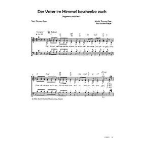Produktbild des Artikels Der Vater im Himmel beschenke euch (Noten - Download)