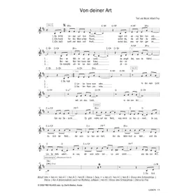 Produktbild des Artikels Von deiner Art (Noten - Download)