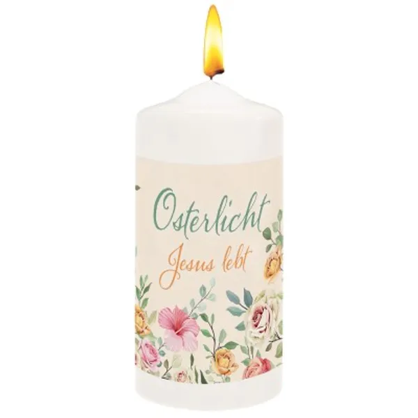 Produktbild des Artikels Kerze "Osterlicht - Jesus lebt" ()