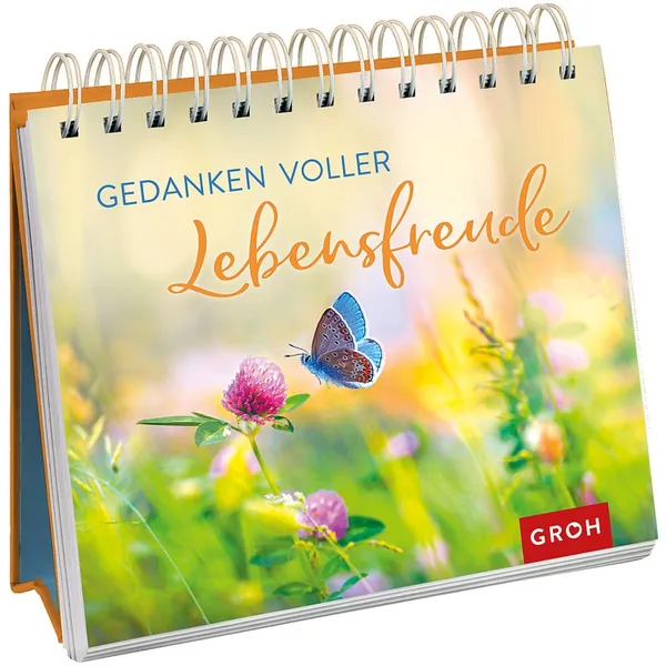 Produktbild des Artikels Gedanken voller Lebensfreude - Aufstellbuch (Buch - Spiralbindung)