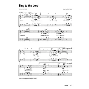 Produktbild des Artikels Sing To The Lord (Noten - Download)