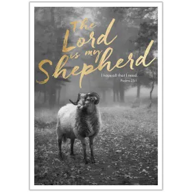 Produktbild des Artikels Poster: The Lord is my sheperd - A3 ()