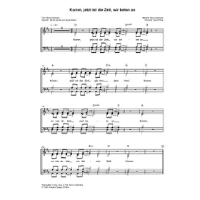 Produktbild des Artikels Komm jetzt ist die Zeit wir beten an (Noten - Download)