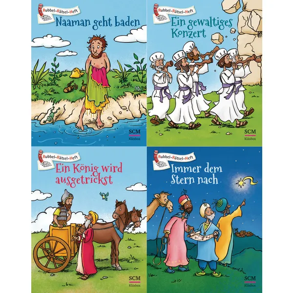 Produktbild des Artikels Set 1 - Rubbelhefte (4 Hefte) (Buch - Geheftet)