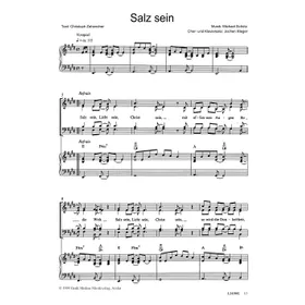 Produktbild des Artikels Salz sein (Noten - Download)