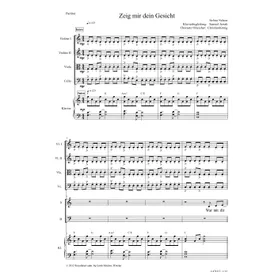 Produktbild des Artikels Zeig mir dein Gesicht (Noten - Download)