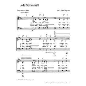 Produktbild des Artikels Jeder Sonnenstrahl (Noten - Download)