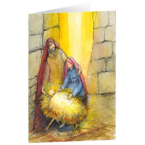 Produktbild des Artikels Kunstkarten "Der Retter ist geboren" 6 Stk. (Schreibwaren)