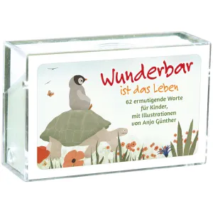 Produktbild des Artikels Wunderbar ist das Leben - Karten (Schreibwaren)
