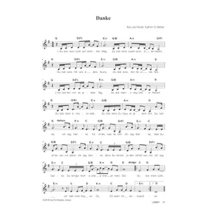 Produktbild des Artikels Danke (Noten - Download)