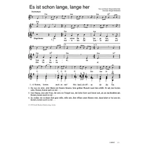 Produktbild des Artikels Es ist schon lange, lange her (Noten - Download)