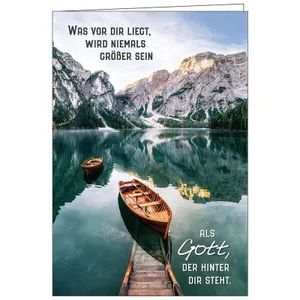 Produktbild des Artikels Faltkarte: Was vor dir liegt - Konfirmation (Schreibwaren)