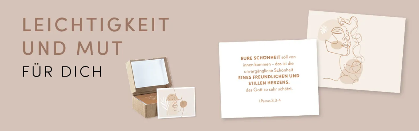 Banner zu Leichtigkeit und Mut für dich