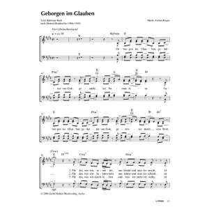 Produktbild des Artikels Geborgen im Glauben (Noten - Download)