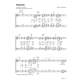 Produktbild des Artikels Wünsche (Noten - Download)