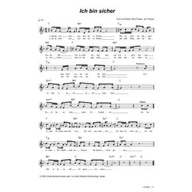 Produktbild des Artikels Ich bin sicher (Noten - Download)