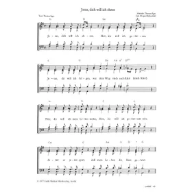 Produktbild des Artikels Jesus, dich will ich ehren (Noten - Download)