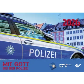 Produktbild des Artikels Mit Gott bei der Polizei 2026 (Kalender - Spiralbindung)