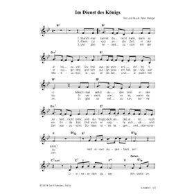 Produktbild des Artikels Im Dienst des Königs (Noten - Download)