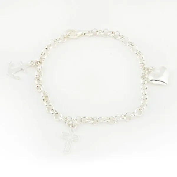 Produktbild des Artikels Armband "Anker/Herz/Kreuz" ()