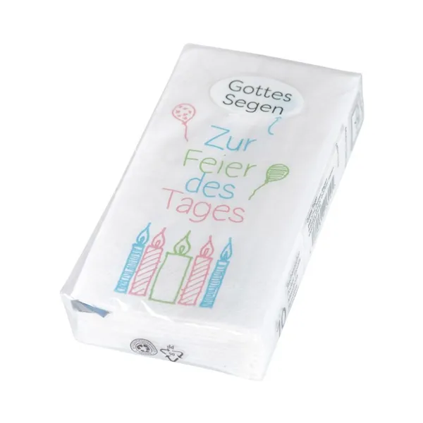 Produktbild des Artikels Papiertaschentücher "Zur Feier des Tages" ()