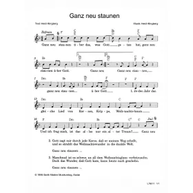 Produktbild des Artikels Ganz neu staunen (Noten - Download)