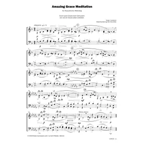 Produktbild des Artikels Amazing Grace Meditation (Noten - Download)