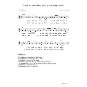 Produktbild des Artikels Er hält die ganze Welt (Noten - Download)