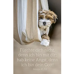 Produktbild des Artikels Jahreslosung 2027 - Kalenderkärtchen "Hund" (Kalender)