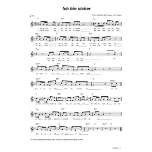 Produktbild des Artikels Ich bin sicher (Noten - Download)
