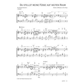 Produktbild des Artikels Du stellst meine Füße auf weiten Raum (Noten - Download)