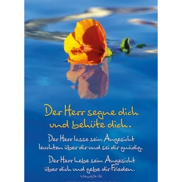 Produktbild des Artikels Postkarten: Der Herr segne dich, 4 Stück (Schreibwaren)