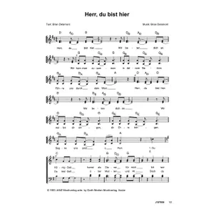 Produktbild des Artikels Herr, du bist hier (Noten - Download)