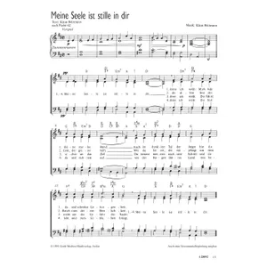 Produktbild des Artikels Meine Seele ist stille in dir (Noten - Download)