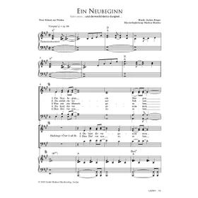 Produktbild des Artikels Ein Neubeginn (Noten - Download)