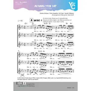 Produktbild des Artikels Resurrection Day (Noten - Download)