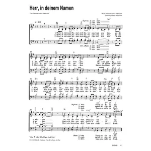Produktbild des Artikels Herr in deinem Namen (Noten - Download)