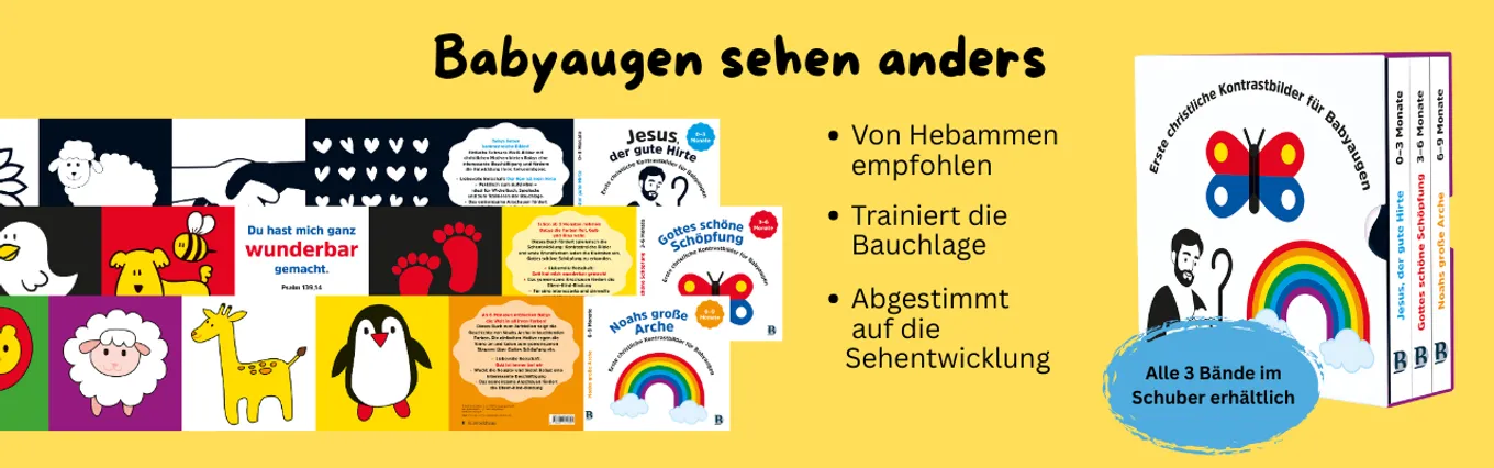 Banner zu Erste christliche Kontrastbilder für Babyaugen - Schuber