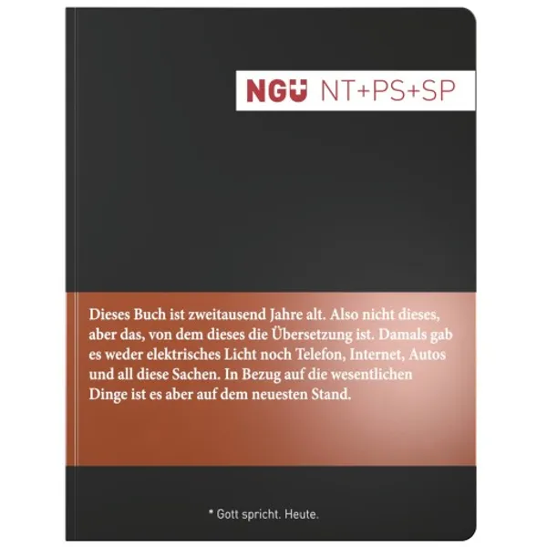 Produktbild des Artikels Neue Genfer Übersetzung - NT mit Psalmen und Sprüchen (Bibel - Taschenbuch)