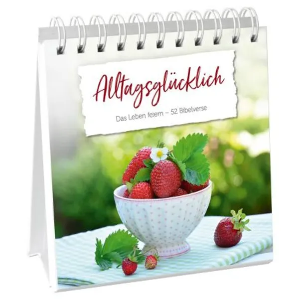 Produktbild des Artikels Alltagsglücklich - Aufstellbuch (Buch - Spiralbindung)